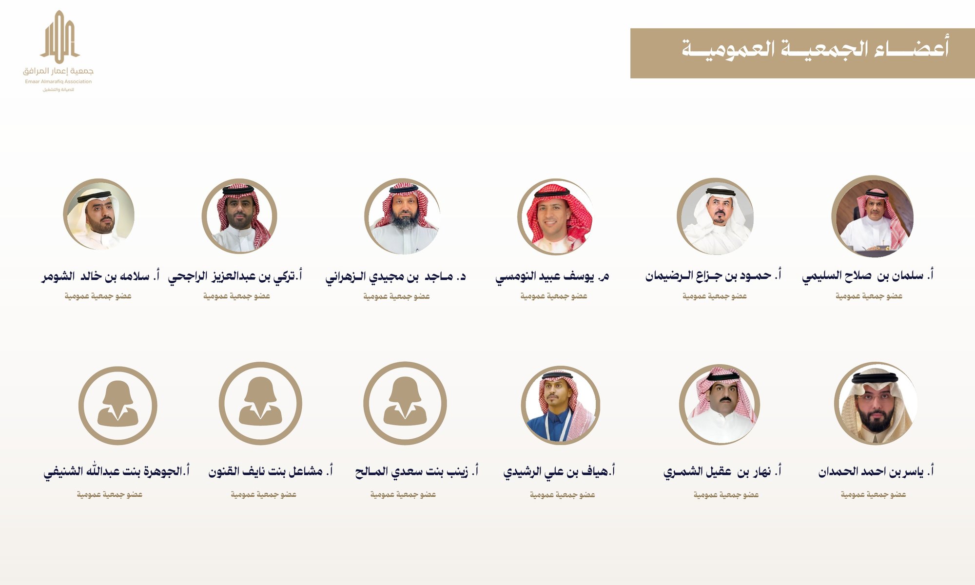 أعضاء الجمعية العمومية